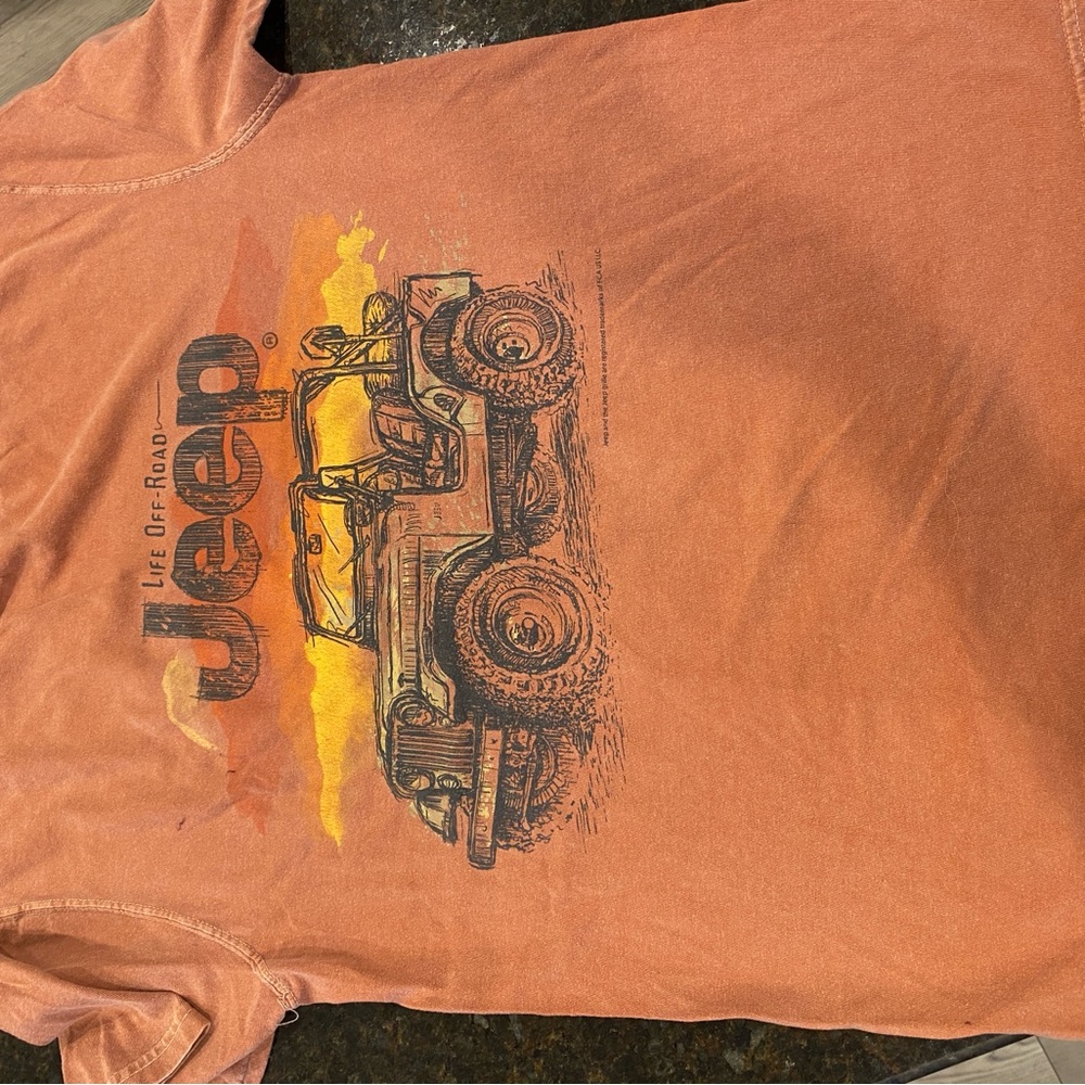 Comfort Colors Rust T-Shirt JEEP